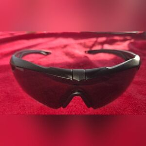 ESS Crossbow Sun Glasses ESS Eyewear Crossbow Matte Black Smoke Grey Z87 Safety